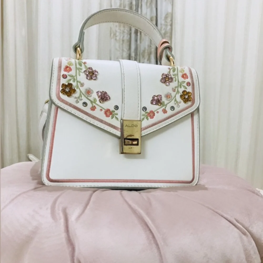 Aldo Floral Embellished Bag - Picture 3 of 14